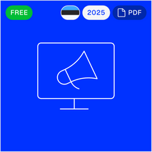 Load image into Gallery viewer, Estonian Media Advertising Net Market 2025 vs 2024 +2026 first quarter - DOWNLOAD FOR FREE!
